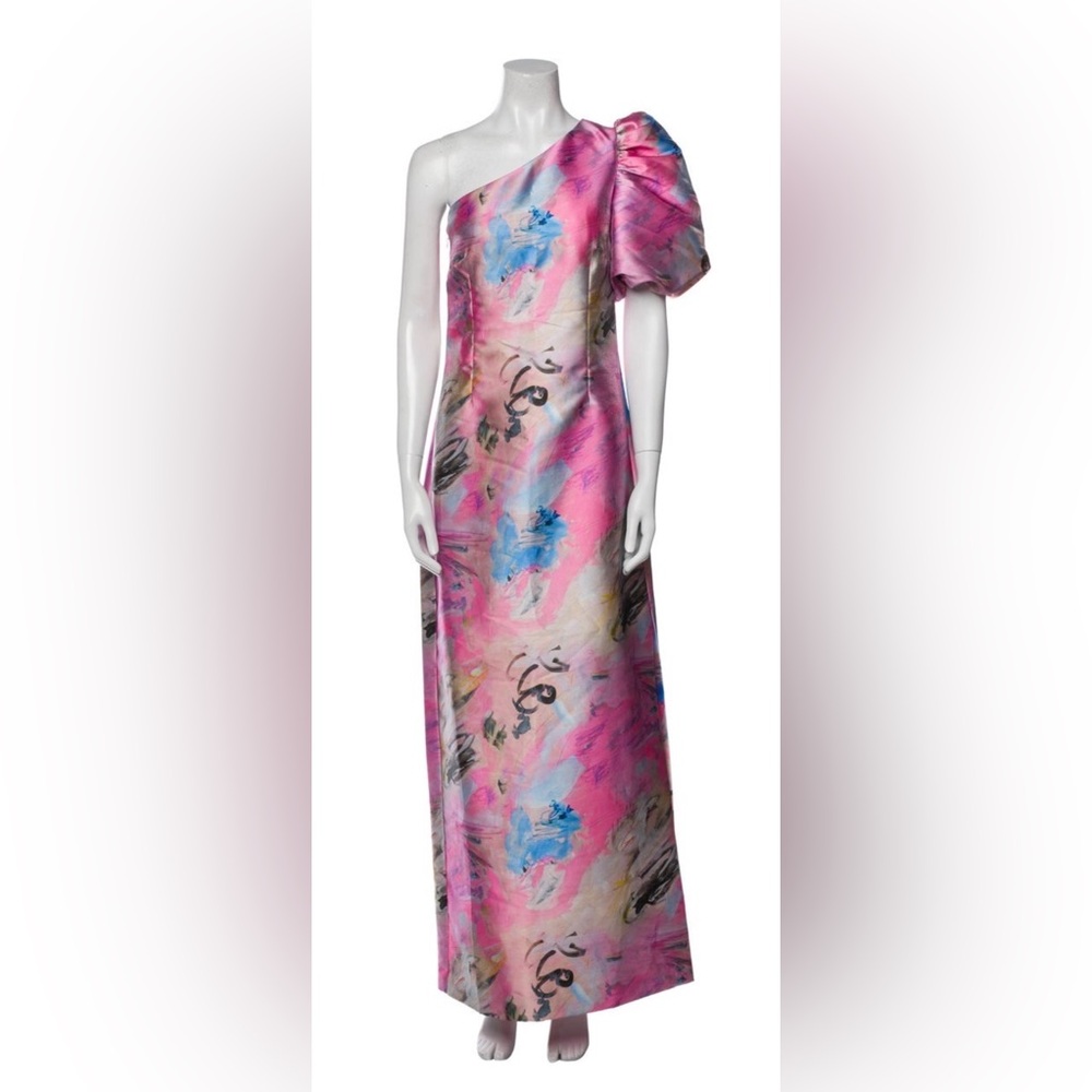 Neubyrne Pink Printed Long Dress Size S